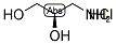 (R)-3-AMINO-1,2-DIHYDROXYPROPANE, HYDROCHLORIDE Struktur