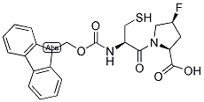 FMOC-(2S,4S)-PRO(4-F)-OH Struktur