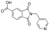 1,3-DIOXO-2-PYRIDIN-4-YLMETHYL-2,3-DIHYDRO-1H-ISOINDOLE-5-CARBOXYLIC ACID Struktur