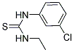 N-(3-CHLOROPHENYL)-N'-ETHYLTHIOUREA Struktur