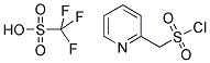 (2-PYRIDYLMETHYL)SULFONYL CHLORIDE TRIFLATE Struktur