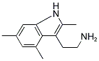 2-(2,4,6-TRIMETHYL-1H-INDOL-3-YL)-ETHYLAMINE Struktur