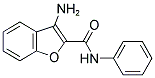 3-AMINO-N-PHENYL-1-BENZOFURAN-2-CARBOXAMIDE Struktur