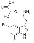 2-(5-BROMO-7-FLUORO-2-METHYL-1H-INDOL-3-YL)ETHYLAMINE OXALATE Struktur