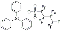 TRIPHENYLSULFONIUM PERFLUORO-1-BUTANESUFONATE Struktur