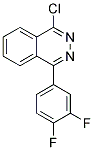 1-CHLORO-4-(3,4-DIFLUOROPHENYL)PHTHALAZINE Struktur