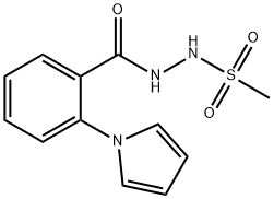 N'-[2-(1H-PYRROL-1-YL)BENZOYL]METHANESULFONOHYDRAZIDE Struktur