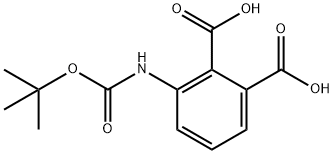 BOC-3-AMINOBENZENE-1,2-DICARBOXYLIC ACID Struktur