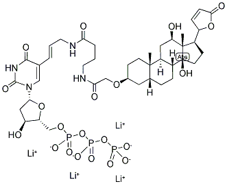 DIGOXIGENIN-11-2'-DEOXY-URIDINE-5'-TRIPHOSPHATE, ALKALI-STABLE TETRALITHIUM SALT Struktur