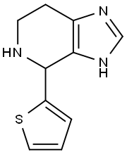 4-(2-THIENYL)-4,5,6,7-TETRAHYDRO-1H-IMIDAZO[4,5-C]PYRIDINE Struktur