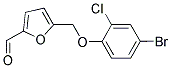 5-(4-BROMO-2-CHLORO-PHENOXYMETHYL)-FURAN-2-CARBALDEHYDE Struktur