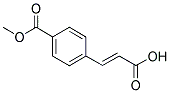 (E)-3-[4-(METHOXYCARBONYL)PHENYL]-2-PROPENOIC ACID Struktur