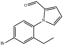 1-(4-BROMO-2-ETHYLPHENYL)-1H-PYRROLE-2-CARBALDEHYDE Struktur