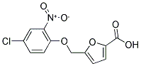 5-(4-CHLORO-2-NITRO-PHENOXYMETHYL)-FURAN-2-CARBOXYLIC ACID Struktur