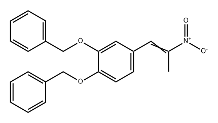 1-(3,4-DIBENZYLOXYPHENYL)-2-NITROPROPENE Struktur