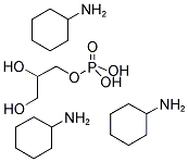 GLYCERATE-3-PHOSPHATE TRICYCLOHEXYL-AMMONIUM SALT TRIHYDRATE Struktur