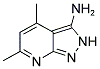 4,6-DIMETHYL-2H-PYRAZOLO[3,4-B]PYRIDIN-3-AMINE Struktur