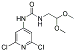 N-(2,6-DICHLOROPYRIDIN-4-YL)-N'-(2,2-DIMETHOXYETHYL)UREA Struktur