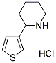 2-(3-THIENYL) PIPERIDINE HYDROCHLORIDE Struktur