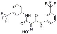 2-(HYDROXYIMINO)-N,N'-BIS[3-(TRIFLUOROMETHYL)PHENYL]MALONAMIDE Struktur