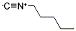 1-PENTYL ISOCYANIDE Struktur