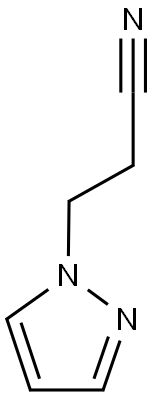 3-PYRAZOL-1-YL-PROPIONITRILE Struktur