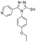 4-(4-ETHOXYPHENYL)-5-PYRIDIN-4-YL-4H-1,2,4-TRIAZOLE-3-THIOL Struktur