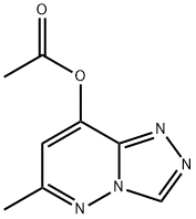 6-METHYL[1,2,4]TRIAZOLO[4,3-B]PYRIDAZIN-8-YL ACETATE Struktur