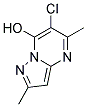 6-CHLORO-2,5-DIMETHYLPYRAZOLO[1,5-A]PYRIMIDIN-7-OL Struktur