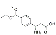 3-AMINO-3-(4-DIETHOXYMETHYL-PHENYL)-PROPIONIC ACID Struktur