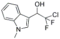 2-CHLORO-2,2-DIFLUORO-1-(1-METHYL-1H-INDOL-3-YL)-1-ETHANOL Struktur