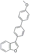 3-(4'-METHOXY) BIPHENYL BENZOPURAN Struktur