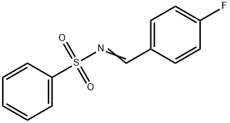 N-(4-FLUORO-BENZYLIDENE)-BENZENESULFONAMIDE Struktur