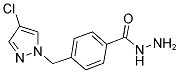 4-(4-CHLORO-PYRAZOL-1-YLMETHYL)-BENZOIC ACID HYDRAZIDE Struktur