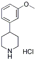 4-(3-METHOXYPHENYL) PIPERIDINE HYDROCHLORIDE Structure