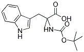 BOC-ALPHA-METHYL-DL-TRYPTOPHAN Struktur