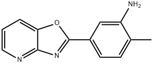 2-METHYL-5-OXAZOLO[4,5-B]PYRIDIN-2-YL-PHENYLAMINE Struktur