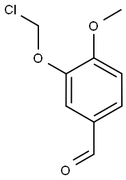 3-(CHLOROMETHOXY)-4-METHOXYBENZALDEHYDE Struktur