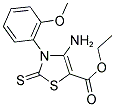 ETHYL 4-AMINO-3-(2-METHOXYPHENYL)-2-THIOXO-2,3-DIHYDRO-1,3-THIAZOLE-5-CARBOXYLATE Struktur