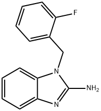 1-(2-FLUORO-BENZYL)-1H-BENZOIMIDAZOL-2-YLAMINE Struktur