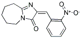 (2E)-2-(2-NITROBENZYLIDENE)-2,5,6,7,8,9-HEXAHYDRO-3H-IMIDAZO[1,2-A]AZEPIN-3-ONE Struktur