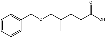 5-BENZYLOXY-4-METHYLPENTANOIC ACID Struktur