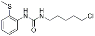 N-(5-CHLOROPENTYL)-N'-[2-(METHYLTHIO)PHENYL]UREA Struktur