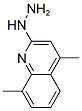 2-HYDRAZINO-4,8-DIMETHYLQUINOLINE Struktur