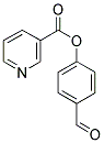 NICOTINIC ACID 4-FORMYL-PHENYL ESTER Struktur