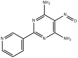 6-AMINO-5-NITROSO-2-PYRIDIN-3-YLPYRIMIDIN-4-YLAMINE Struktur