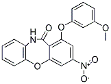 1-(3-METHOXYPHENOXY)-3-NITRODIBENZO[B,F][1,4]OXAZEPIN-11(10H)-ONE Struktur