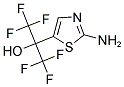 2-(2-AMINO-THIAZOL-5-YL)-1,1,1,3,3,3-HEXAFLUORO-PROPAN-2-OL Struktur