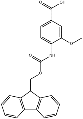 FMOC-4-AMINO-3-METHOXYBENZOIC ACID Struktur