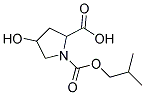 4-HYDROXY-PYRROLIDINE-1,2-DICARBOXYLIC ACID 1-ISOBUTYL ESTER Struktur